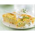 Kecskesajtos quiche