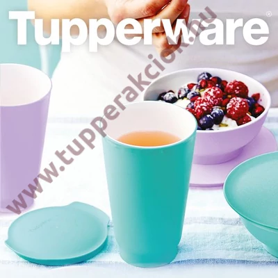 Tupperware Allegra desszertes  pohár szett